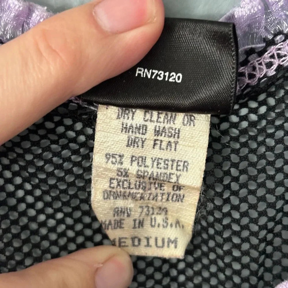 Frederick’s of Hollywood | mesh | ruffle | stretch | lingerie | M - Picture 7 of 8